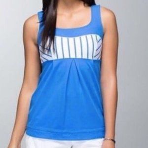 Lululemon Elevate Tank Deauville Stripe Size 8